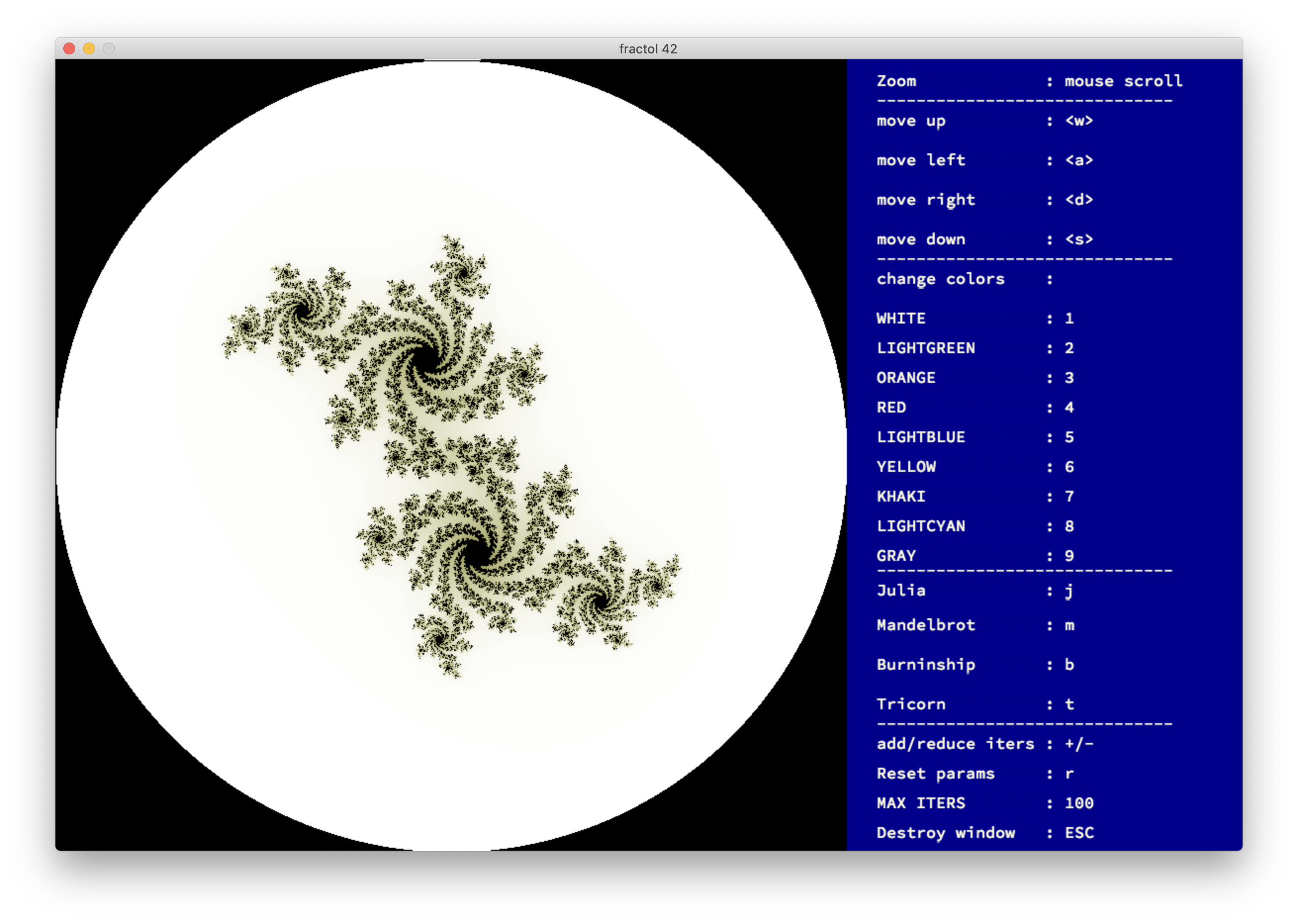 Julia fractal